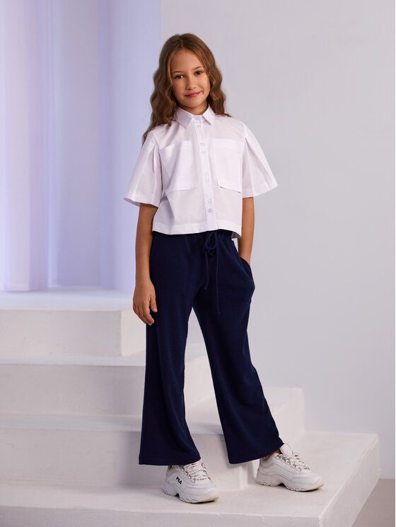 SLY SLY Koszula 4S-113 Biały Comfortable Fit
