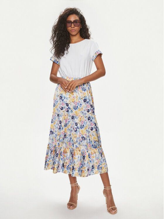 Liu Jo Liu Jo Hétköznapi ruha MA4114 J7821 Fehér Regular Fit