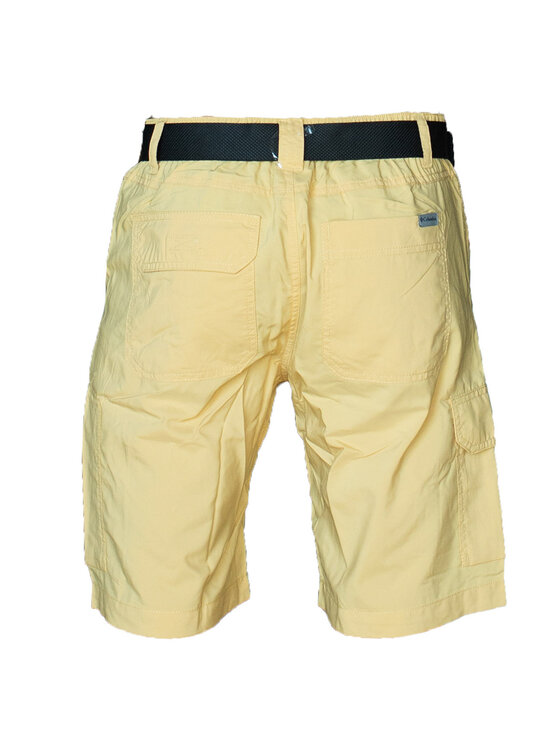 Columbia Columbia Szorty sportowe Columbia Silver Ridge Utility Cargo Shorts Żółty Regular Fit