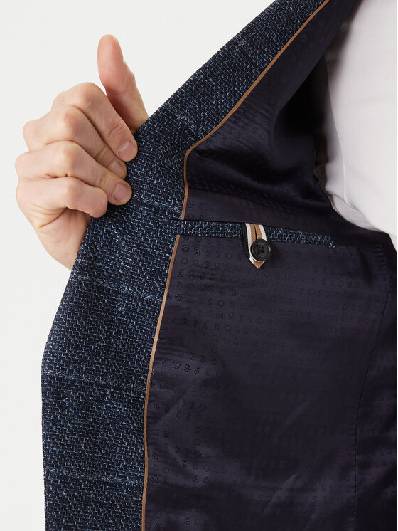 BOSS BOSS Преходно яке H-Hutson 50557205 Тъмносин Regular Fit