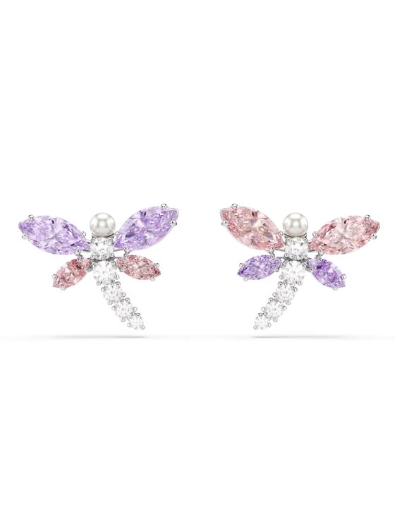 Swarovski Swarovski Kolczyki Dragonfly Angelic Ariana Grande 5737371 Srebrny