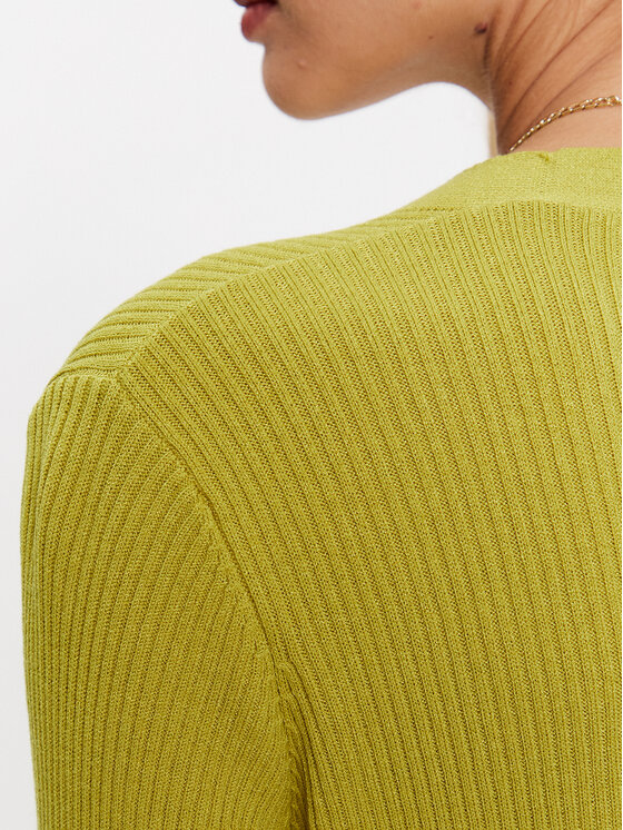 Kontatto Kontatto Kardiganas 3M7759 Žalia Regular Fit