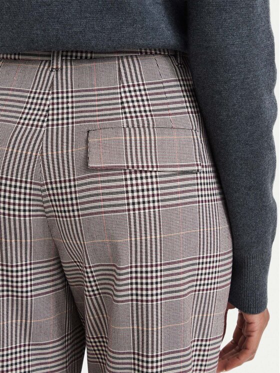 Marella Marella Stoffhose Canapa 2623136061 Dunkelbeige Regular Fit