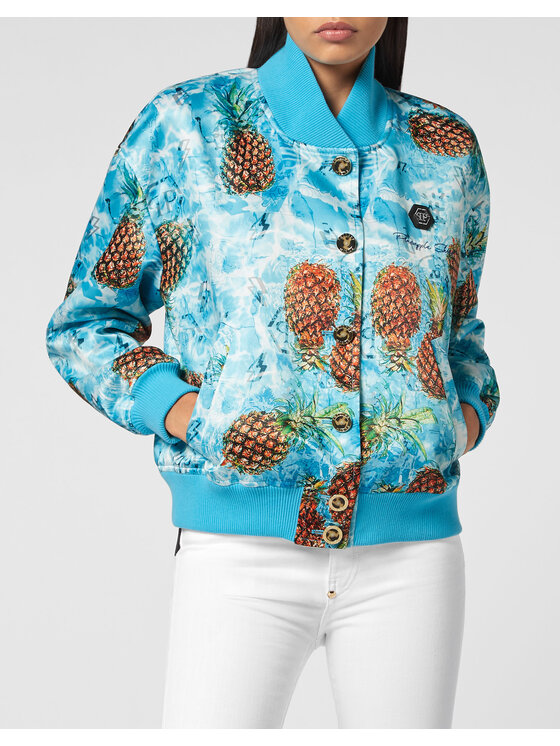 PHILIPP PLEIN PHILIPP PLEIN Bomber 3763 Multicolore Regular Fit
