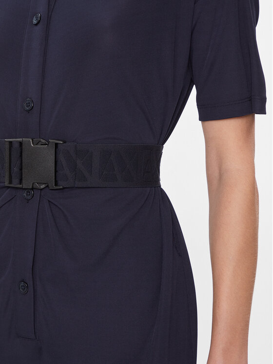 Armani Exchange Armani Exchange Srajčna obleka 3DYADD YJEAZ 1593 Mornarsko modra Regular Fit