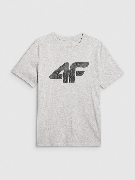 4F 4F T-Shirt NOS Szary jasny Regular Fit