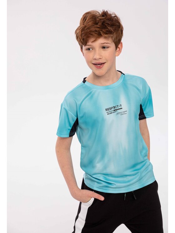 MINOTI MINOTI T-Shirt aqua 1 Zielony Regular Fit
