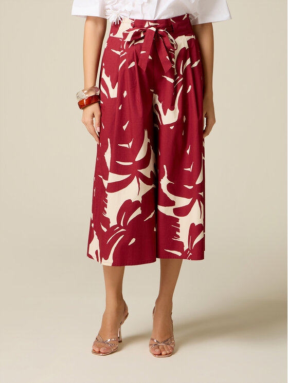 Oltre Oltre Gonna maxi 1015J100326N0V6 Rosso A-Line Fit