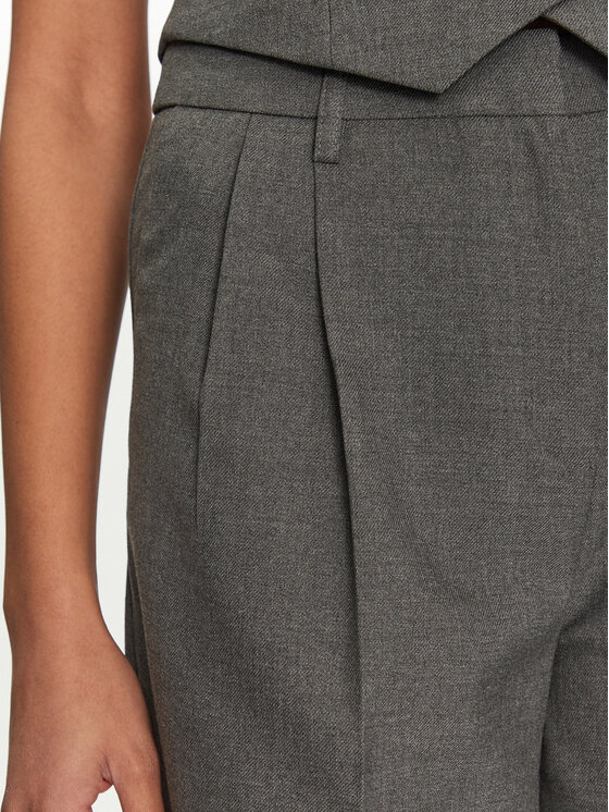 Morgan Morgan Панталони тип палацо 251-PANIS.F Сив Wide Leg