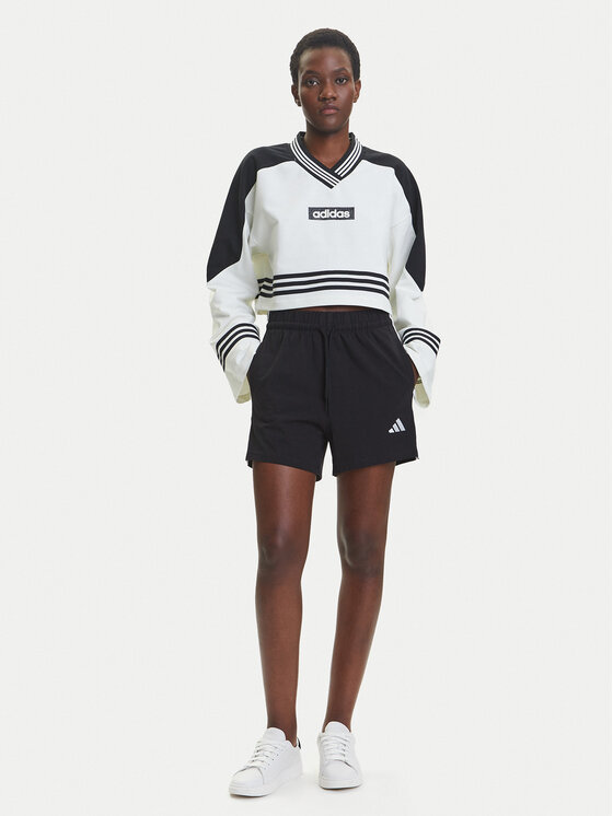 adidas adidas Sportiniai šortai Essentials 3-Stripes JD0908 Juoda Regular Fit