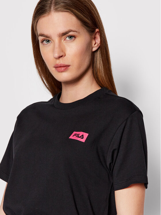 Fila Fila Футболка Biga FAW0142 Чорний Regular Fit