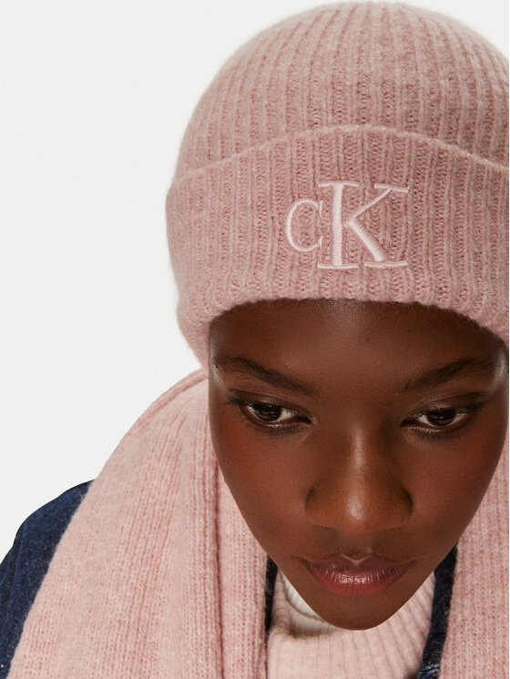 Calvin klein fashion pink beanie