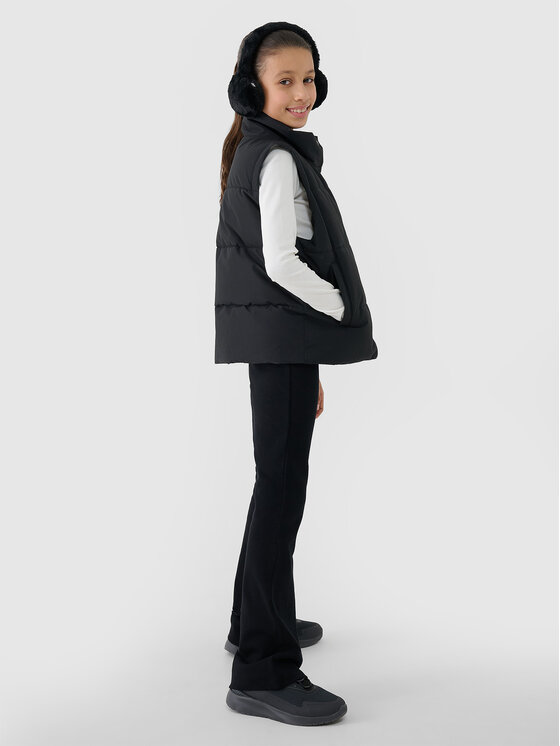 4F 4F Kamizelka casual Czarny Oversize