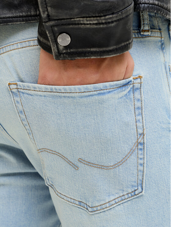 Jack & Jones Jack & Jones Jeansy Clark 12289105 Modrá Regular Fit