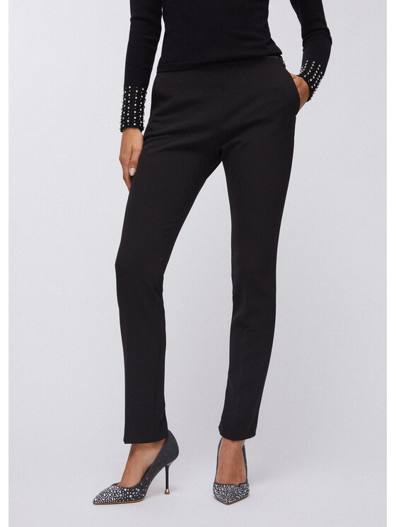 Liu Jo Liu Jo Pantalone da abito PA6006T252722222 Nero Regular Fit