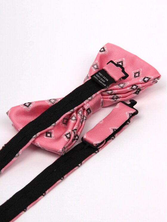 ELSNER ELSNER Παπιγιόν BUTTERFLY Z JEDWABNEGO ŻAKARDU A5086 Μπορντό