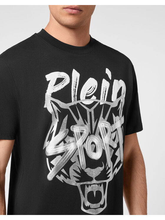 Plein Sport Plein Sport T-Shirt 8861 Czarny Regular Fit