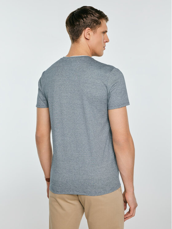 BIG STAR BIG STAR T-Shirt ALANSO Granatowy Basic Fit