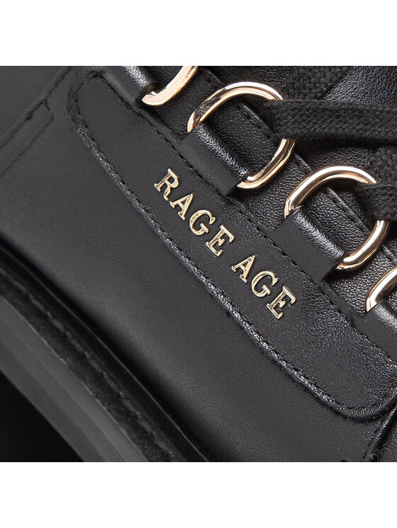 Rage Age Rage Age Schnürstiefeletten RA-18-06-000443 Schwarz