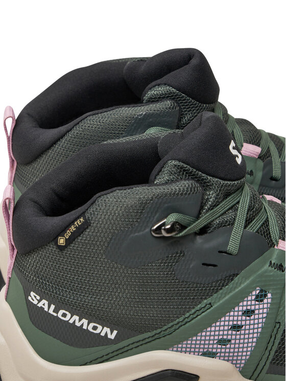 Salomon Salomon Turistiniai batai X Raise Mid Gore-Tex L47458100 Žalia