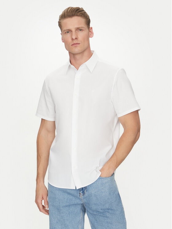 Calvin Klein Calvin Klein Cămașă Classic LV04LB125G Alb Regular Fit