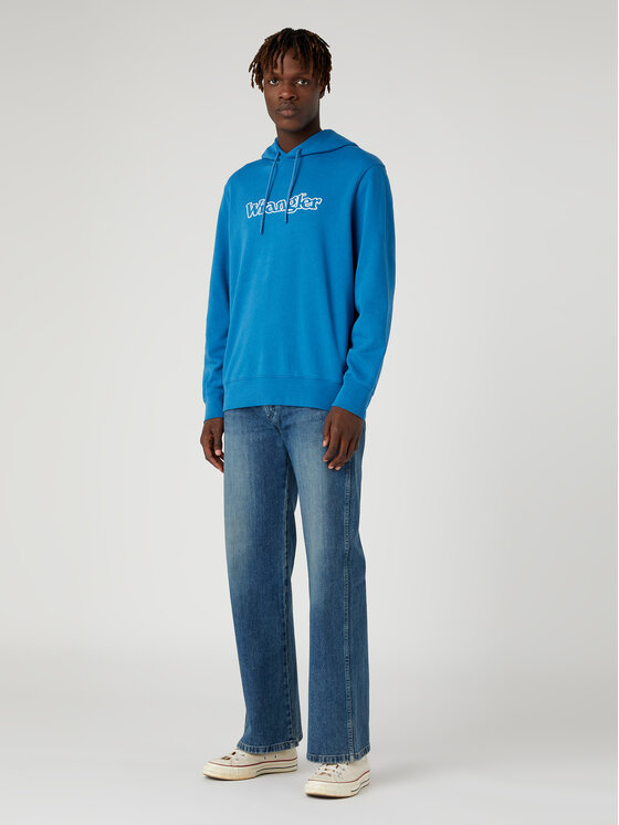 Wrangler Wrangler Felpa Graphic W674I469F 112331888 Blu Regular Fit