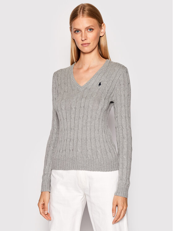 Polo Ralph Lauren Pull 211865423001 Gris Regular Fit Modivo.fr