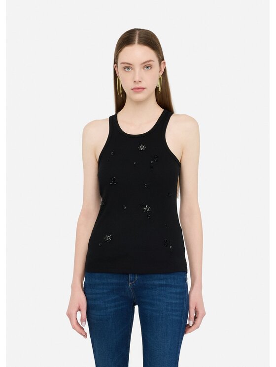 Liu Jo Liu Jo Top MF5447J4822P9124 Nero Slim Fit