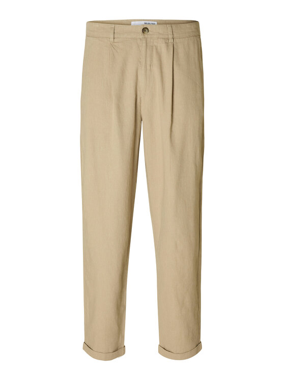 Selected Homme Selected Homme Pantaloni chino 16092732 Bej Relaxed Fit