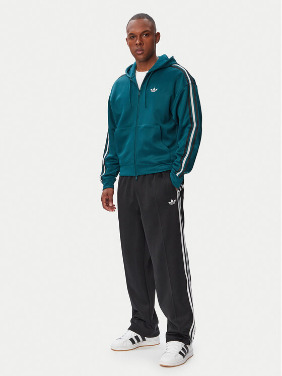 adidas adidas Majica dugih rukava adicolor Spacer KS7423 Tamno zelena Oversize