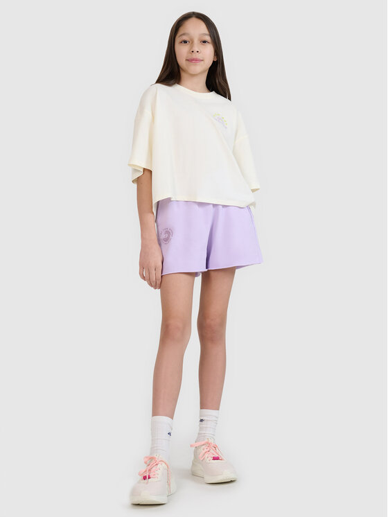 4F 4F T-Shirt SWELLS OF THE OCEAN Biały Oversize