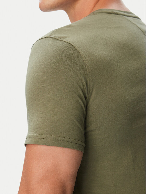 Tommy Jeans Tommy Jeans Tricou DM0DM04411 Verde Slim Fit