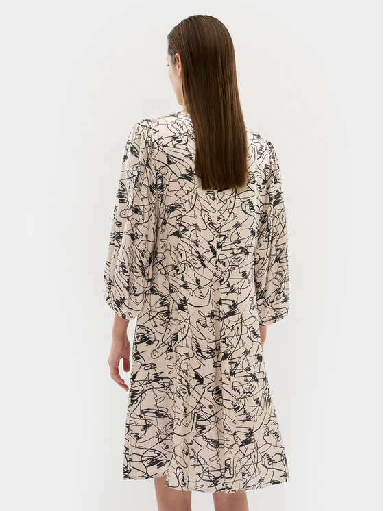 Karen by Simonsen Karen by Simonsen Vsakodnevna obleka Marbella 10104894 Bež Regular Fit