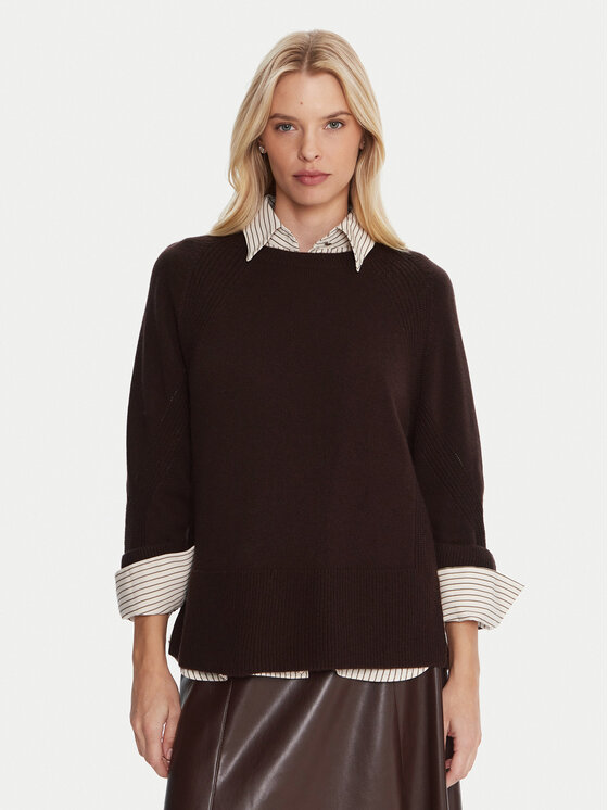 Marella Marella Pullover Emme by Marella Alaska 2525366102 Braun Regular Fit