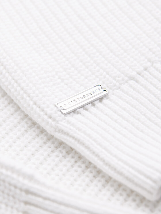 Ombre Ombre Svetr OM-SWTN-0189 Bílá Regular Fit
