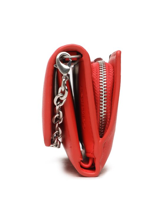 Calvin Klein Calvin Klein Handtasche Re-Lock Trifold Sm W/Strap K60K611010 Rot