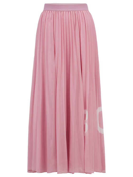 BOSS Boss Faltenrock Tiplissee 50429663 Rosa Regular Fit