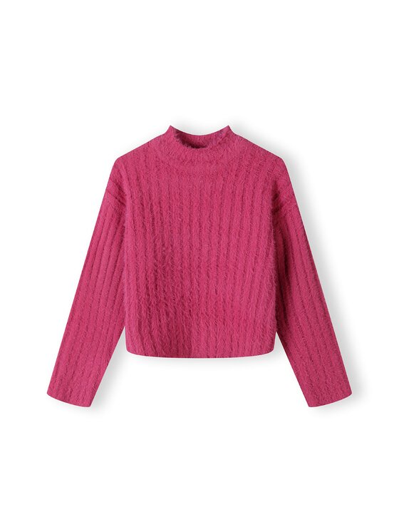 minoti minoti Sweter 26KNIT45 Różowy Regular Fit