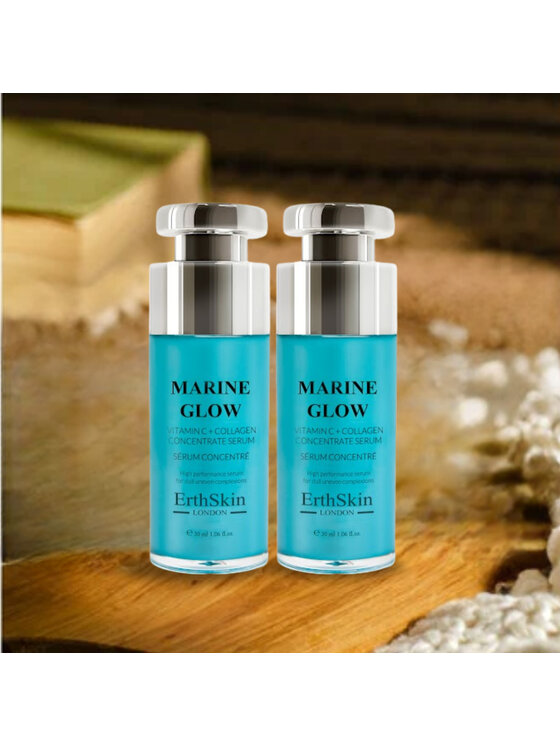 Erthskin London Erthskin London 2x Marine Glow Witamina C + z koncentratem kolagenu Serum