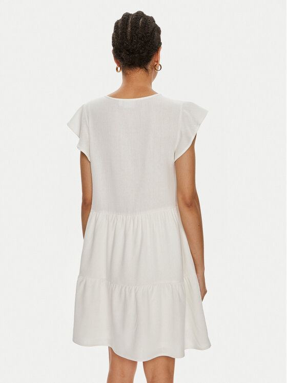 Vila Vila Vasaras kleita Summer 14098932 Balts Regular Fit