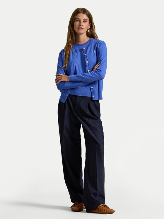 Polo Ralph Lauren Polo Ralph Lauren Kardigán 211971871500 Kék Regular Fit