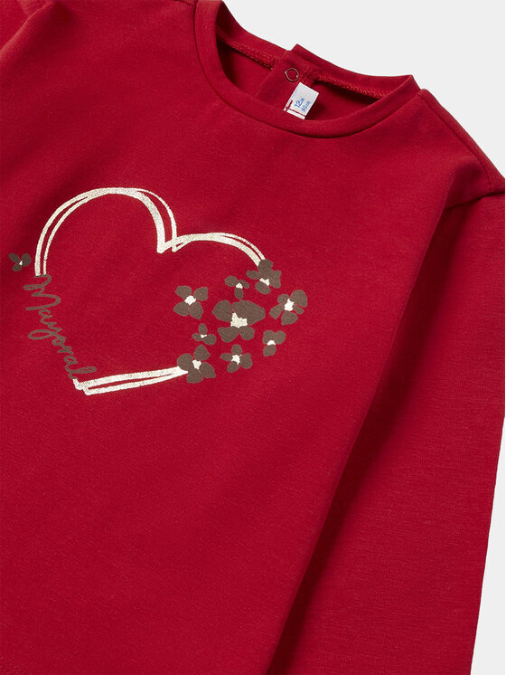 Mayoral Mayoral Bluza 116 Rdeča Regular Fit