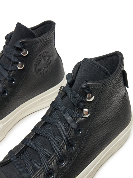 Converse Converse Sportbačiai Chuck Taylor All Star Lift Platform Water Repellent Leather A08312C Juoda