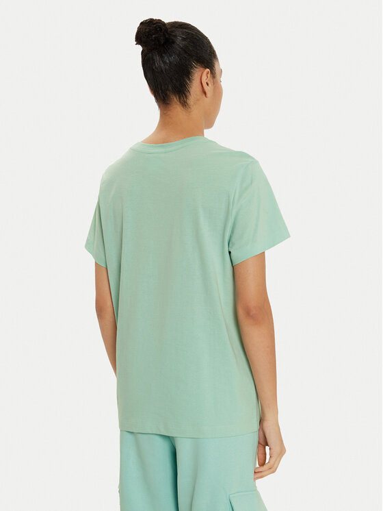 Champion Champion T-Shirt 117650 Zielony Slim Fit