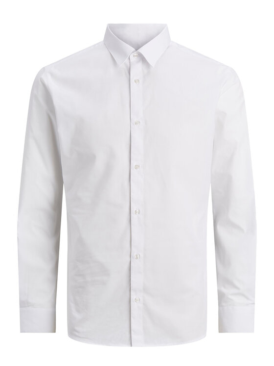 Jack&Jones Jack&Jones Marškiniai 12187222 Balta Slim Fit