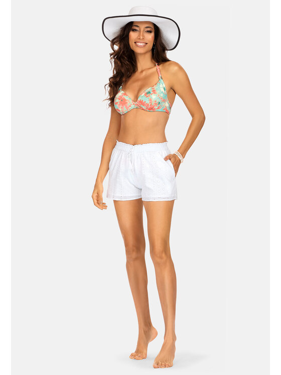 Feba Feba Shorts da mare F124B Bianco