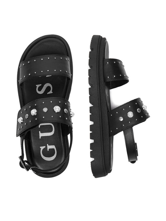 Guess Guess Sandali CEO-BAND-8985-A Črna