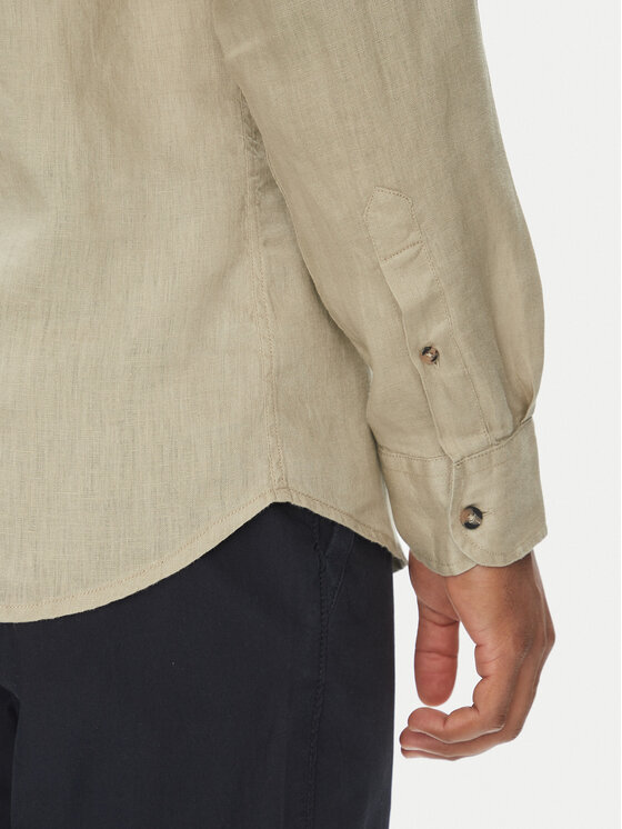 Aeronautica Militare Aeronautica Militare Camicia 251CA1239CT3089 Beige Regular Fit