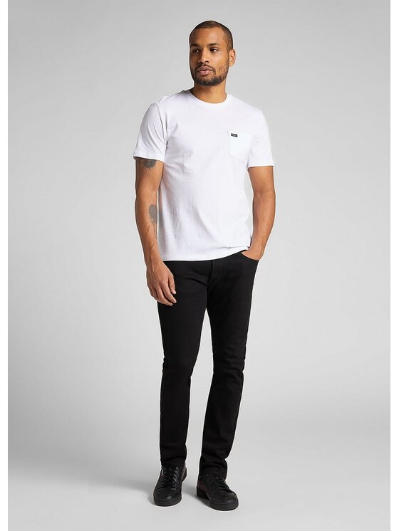 Lee Lee Jeansy L719PC47 Czarny Slim Fit