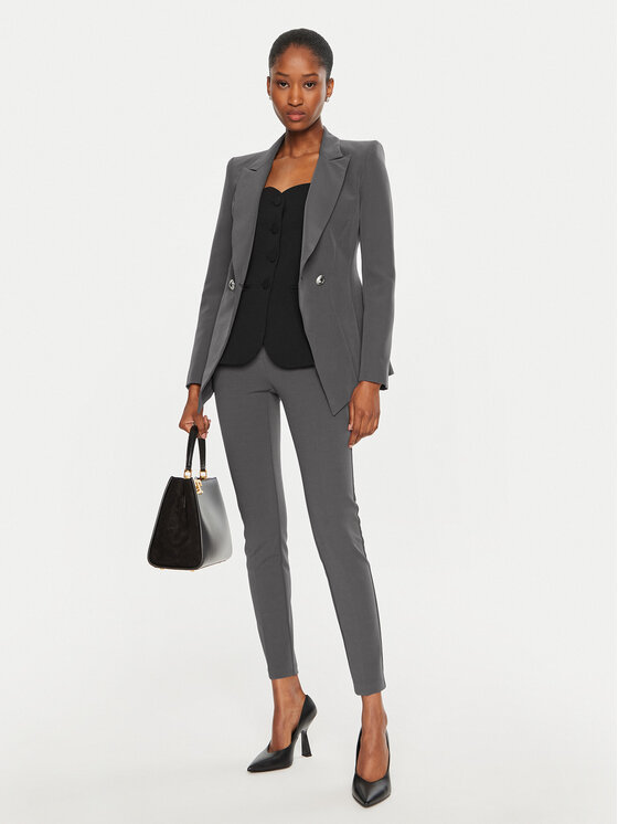 Rinascimento Rinascimento Moteriškos kelnės CFC0119991003 Pilka Regular Fit